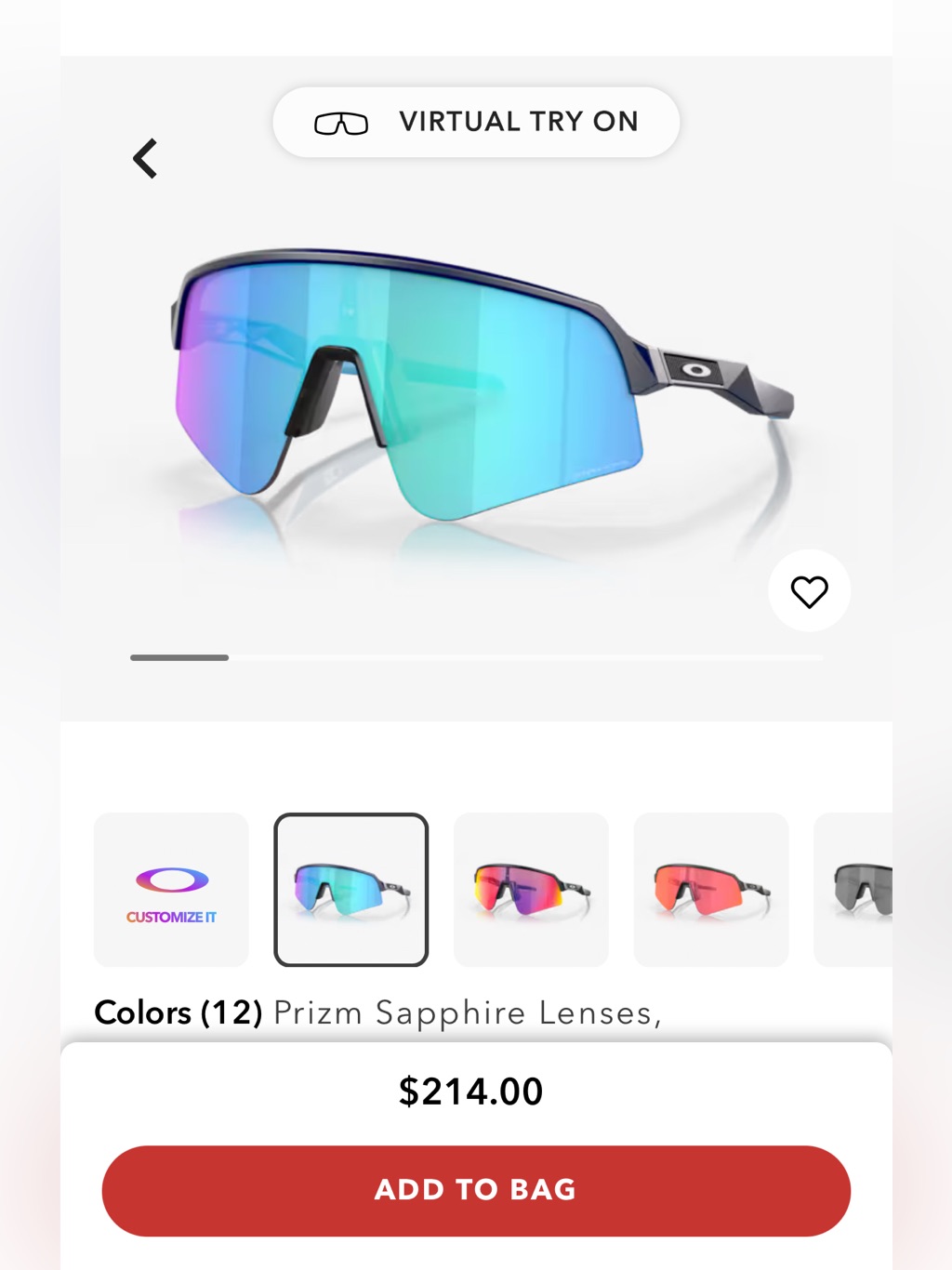 Oakley Razor-Shield Sunglasses - Prizm Sapphire (Blue/Teal)